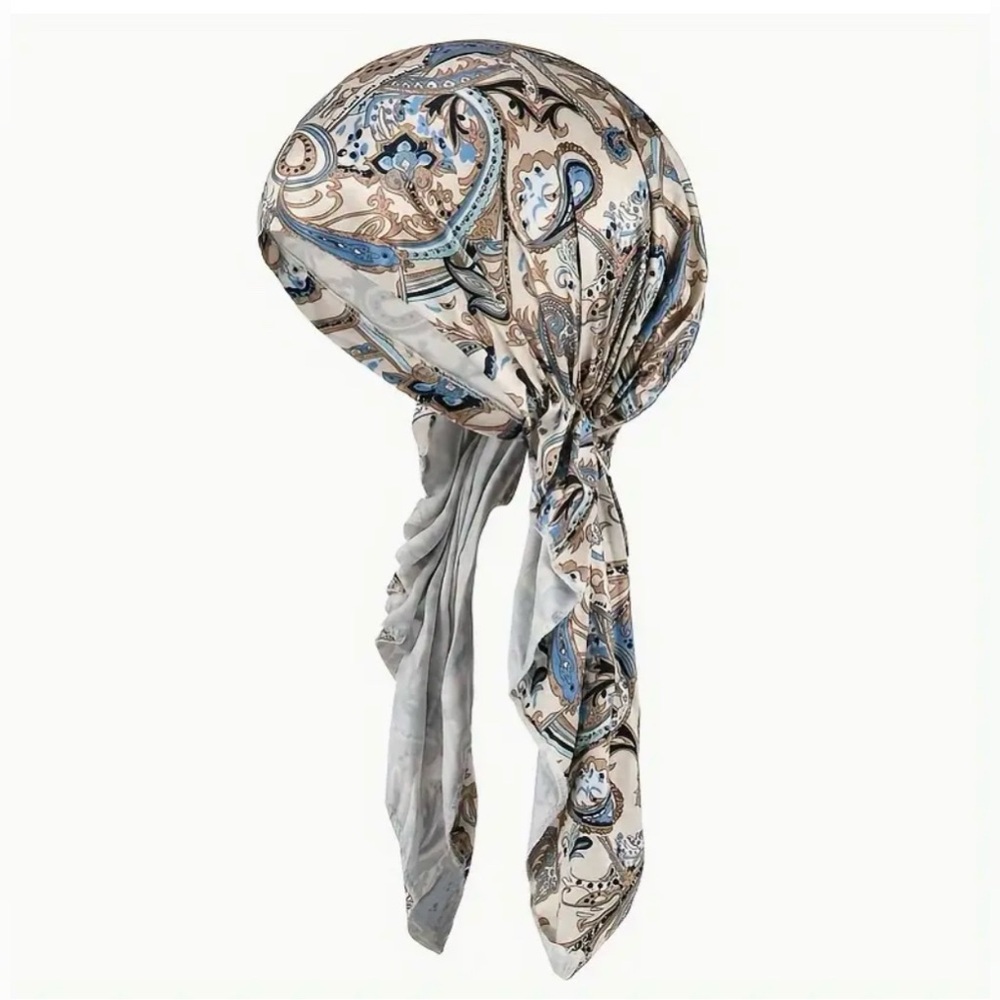 Beanie Paisley Print Head Scarf for Women Hair Scarf New